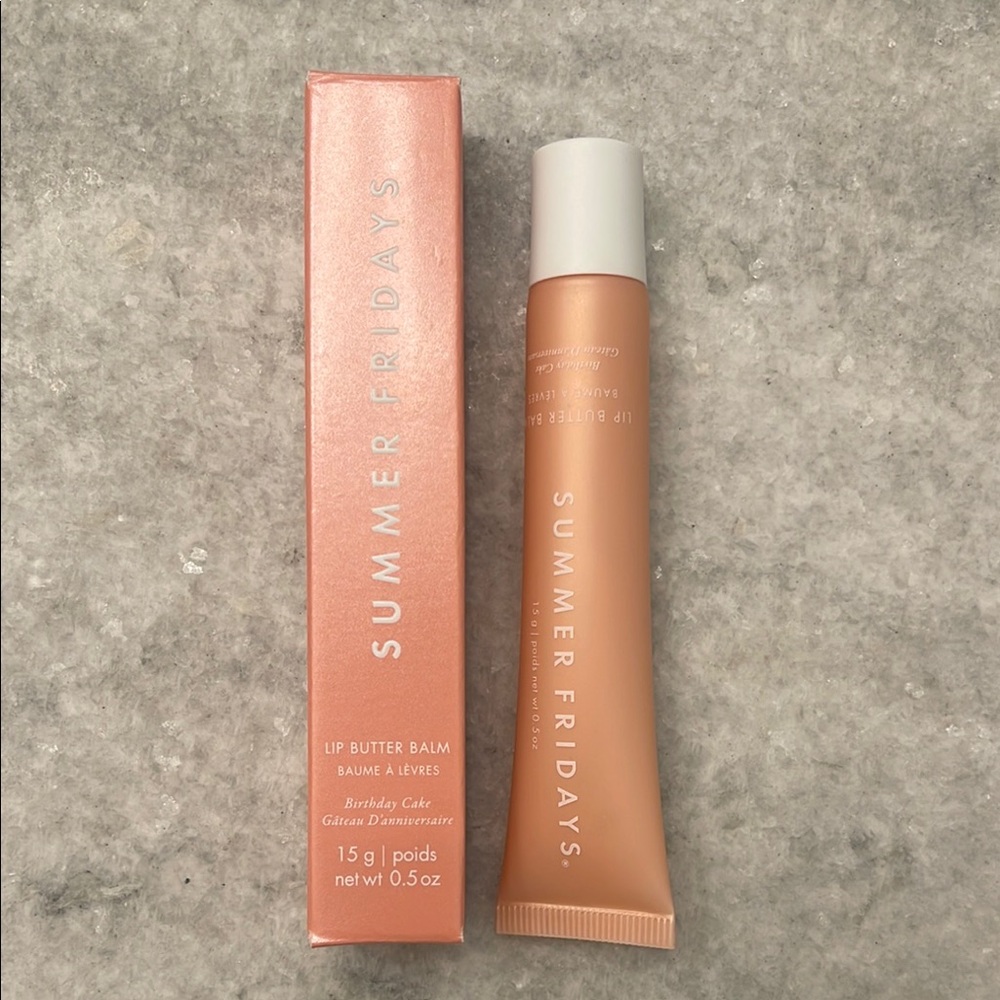 NEW Summer Fridays birthday cake lip butter - Picture 3 of 3